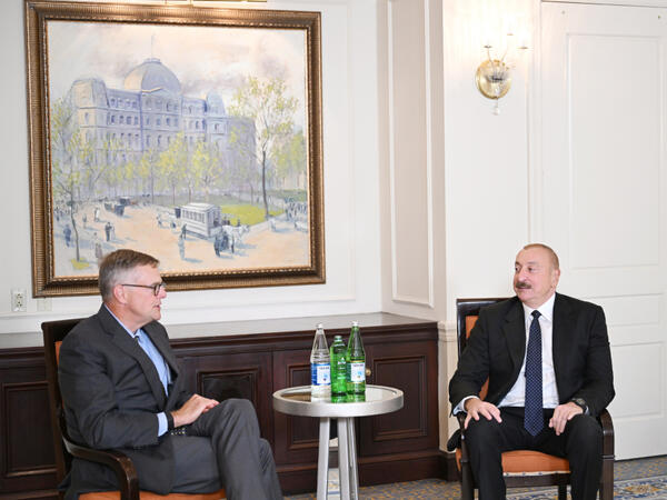 Prezident Nyu-Yorkda “Neuberger Berman” şirkətinin sədri və baş icraçı direktoru ilə görüşüb - <span class="color_red">FOTO</span>