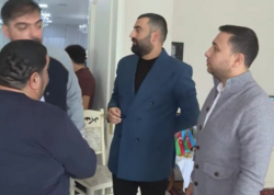 Fərdanın anasının yas mərasimindən görüntülər - <span class="color_red">VİDEO</span>