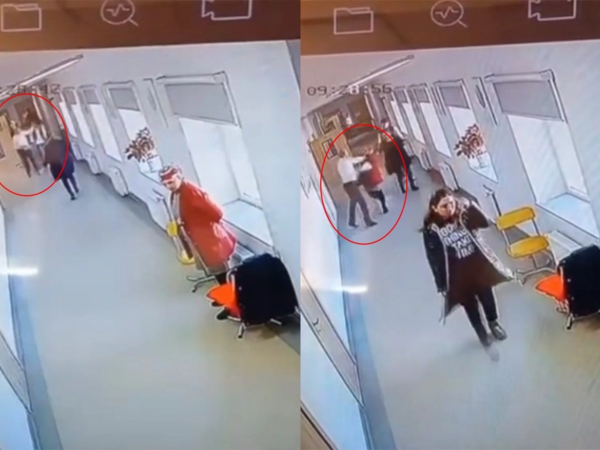 Məktəbin direktor müavini şagirdi və xadiməni belə döyüb - <span class="color_red">VİDEO YAYILDI</span>