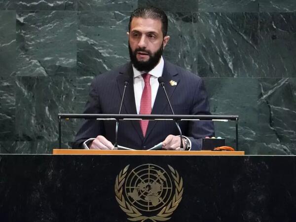Şara BMT kürsüsündə: Suriyaya tətbiq olunan sanksiyalar aradan qaldırılmalıdır