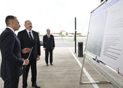 Prezident “BakuBus” MMC-nin Gəncə Avtoparkının açılışında iştirak edib - FOTO