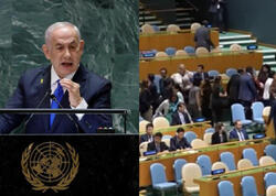 BMT-də gərgin anlar: Netanyahu danışarkən zal boşaldı
