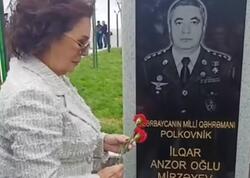 Hülya Koçyiğit də Memorial Məzarlığını ziyarət etdi - <span class="color_red">FOTO</span>