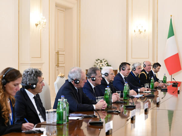Sercio Mattarella: Biz xüsusilə də ölkələrimiz arasındakı strateji tərəfdaşlığa mühüm dəyər veririk