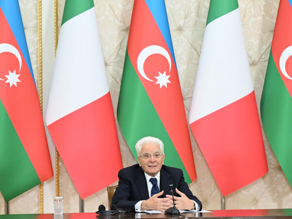 Sercio Mattarella: Biz xüsusilə də ölkələrimiz arasındakı strateji tərəfdaşlığa mühüm dəyər veririk