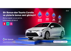 Bir Bonus Toyota Corolla və yüzlərlə bonus qazandırır