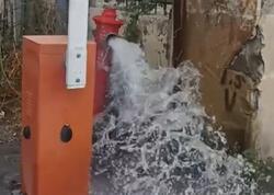Xırdalanda küçəni su basdı - <span class="color_red">VİDEO</span>