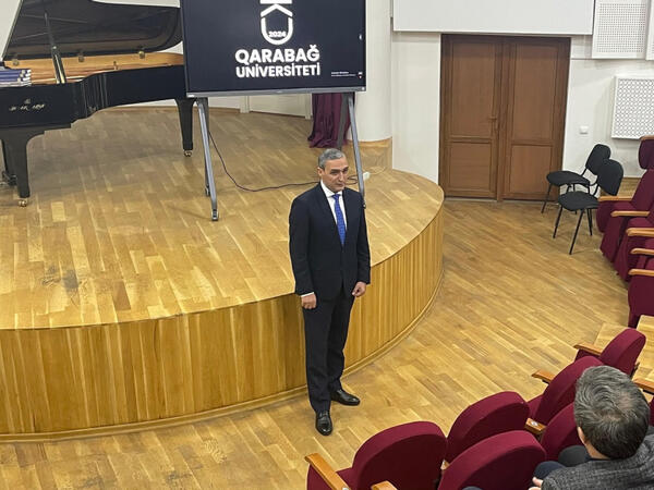 Qarabağ Universitetində “Ustad dərsləri silsiləsi” layihəsinə başlanılıb - FOTO