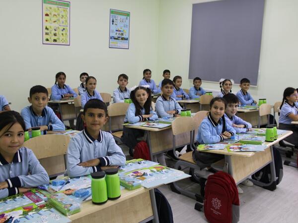 Heydər Əliyev Fondu tərəfindən Samuxda inşa olunan yeni məktəb binası istifadəyə verilib - <span class="color_red">FOTO</span>