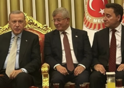Ərdoğan uzun illər sonra Davudoğluyla  bir arada - FOTO