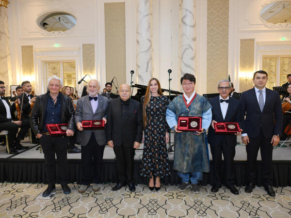 Arzu Əliyeva VII Bakı Beynəlxalq Memarlıq Müsabiqəsinin yekunlarına həsr edilmiş mərasimdə iştirak edib - <span class="color_red">FOTO</span>