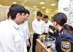 Polis Akademiyasında məktəblilər üçün “Açıq qapı” - FOTO