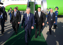 Özbəkistan Prezidenti Şavkat Mirziyoyev Azərbaycanda səfərdədir - FOTO