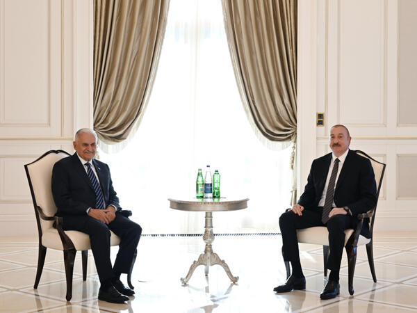 Prezident Qəbələdə Türk Dövlətləri Təşkilatının Ağsaqqallar Şurasının sədrini qəbul edib - FOTO