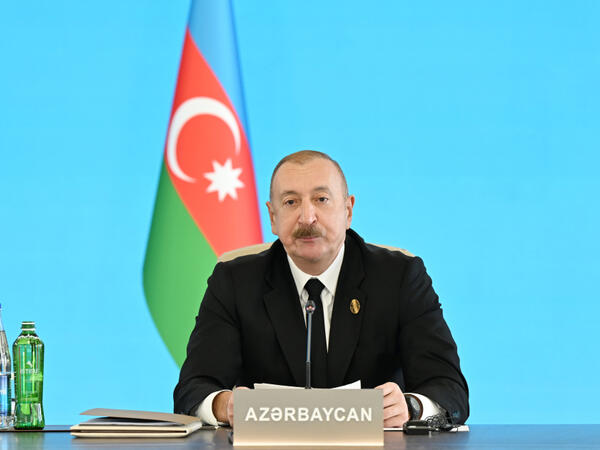 Qəbələdə TDT Dövlət Başçıları Şurasının 12-ci Zirvə Görüşü keçirilir, Prezident tədbirdə çıxış edib