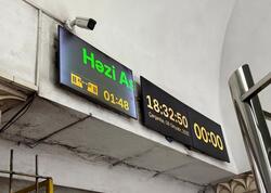 Metroda YENİLİK: Qatarın nə vaxt gələcəyi ekranda görünəcək