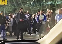 Aeroportda taksi dəyişikliyindən sonrakı vəziyyət - VİDEO
