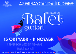 Azərbaycanda ilk dəfə olaraq genişmiqyaslı “Balet günləri” layihəsinə start verirlir - <span class="color_red">VIDEO</span>