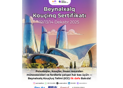 World Coaching Organization (WCO) Beynəlxalq Kouçluq Sertifikasiya Təlimi (ICC) proqramı ilə Bakıda çıxış edəcək