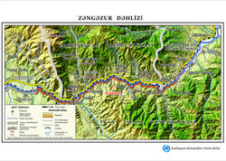 Zəngəzur dəhlizinin xəritəsi hazırlanıb