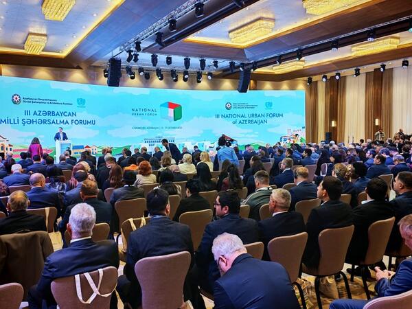 Xankəndi şəhərində III Milli Şəhərsalma Forumu öz işinə başlayıb - FOTO