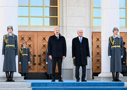 İlham Əliyev Qazaxıstana dövlət səfərinə gedib - FOTO