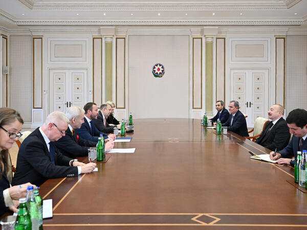 Prezident İlham Əliyev Estoniyanın xarici işlər nazirini qəbul edib - FOTO