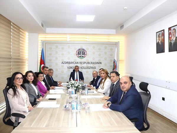 Vəkillər Kollegiyası Rəyasət Heyətinin növbəti iclası keçirilib
