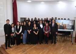 Xankəndidə “Azərbaycan mədəniyyətində Üzeyir Hacıbəyli fenomeni” mövzusunda elmi-praktik seminar keçirilib - FOTO