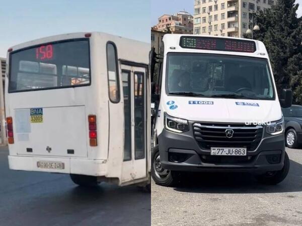 Böyük avtobusları &quot;Qazel&quot;lə əvəzlədilər - Sərnişinlər narazıdır