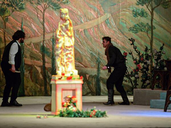 Opera Studiyasında Pietro Mascagninin “Kənd Namusu” operası səhnəyə qoyulub - FOTO