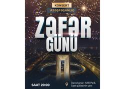 Bulvarda Zəfər konserti olacaq