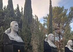 Təyyarə qəzasında həlak olan ekipaj üzvlərinin büstü qoyuldu