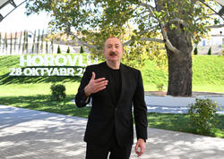 İlham Əliyev: Bugünkü reallıq, bugünkü gün ədalətin təntənəsidir