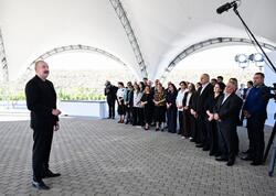 İlham Əliyev Zəngilanın Məmmədbəyli və Ağalı kəndlərinin sakinlərinə mənzillərin açarlarını təqdim edib - <span class="color_red">FOTO</span>