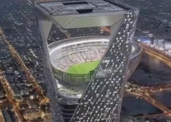 Dünyanın ilk asma stadionu tikiləcək - 350 metr yüksəkdə... - FOTO