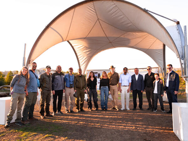 Leyla Əliyeva və Arzu Əliyeva Qax rayonunda Axar-Baxar Milli Parkının açılış mərasimində iştirak ediblər