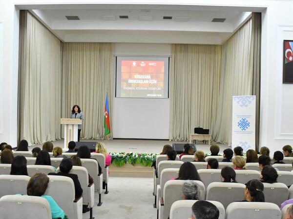 “Rəqəmsal kitabxana xidmətləri” mövzusunda təlim təşkil olunub - FOTO