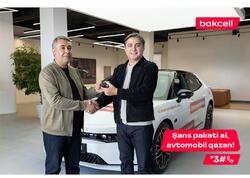 Bakcell-in meqa lotereyasında daha bir avtomobil qalibi məlum oldu!