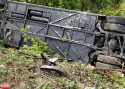 Ermənistanda avtobusu qəzası - 18 nəfər xəsarət alıb