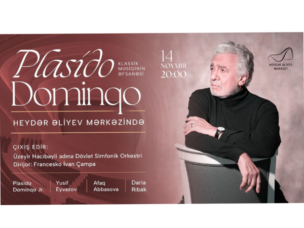 Plasido Dominqo ilə birgə səhnəyə çıxacaq ifaçılar və konsert proqramı açıqlandı