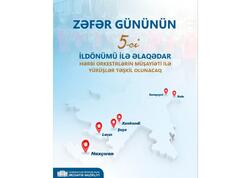 Zəfər Günü münasibətilə yürüşlər keçiriləcək