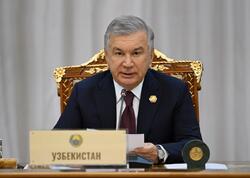 Şavkat Mirziyoyev İlham Əliyevi Zəfər Günü münasibətilə təbrik edib