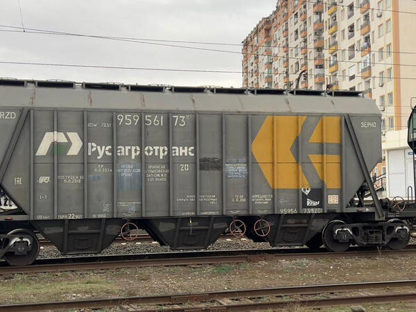 Buğda yüklü qatar Azərbaycandan keçib Ermənistana getdi - <span class="color_red">FOTO</span>