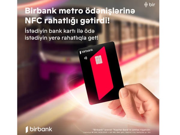 Birbank-ın dəstəyi ilə ictimai nəqliyyat sistemində yeni dövr başlayır