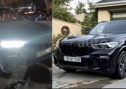 Ağ Şəhərdə “BMW” sürücüsü motosikleti vurub yıxdı: “Zor edirəm, çək” - <span class="color_red">VİDEO</span>