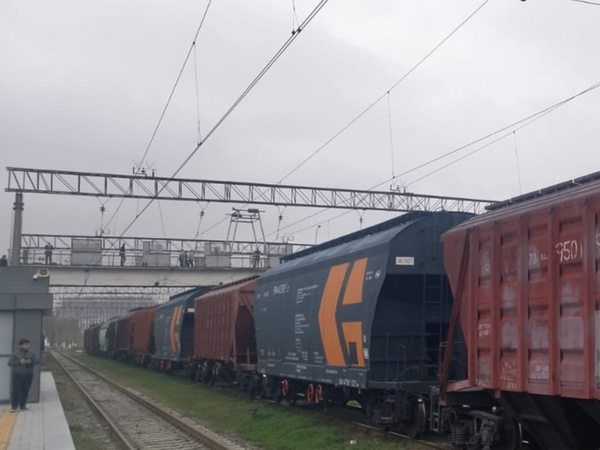 Ermənistana buğda aparan qatar artıq Bakıdadır - <span class="color_red">VİDEO - FOTO</span>