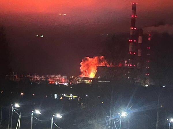 Rusiyanın nəhəng elektrik stansiyası vuruldu - <span class="color_red">VİDEO</span>