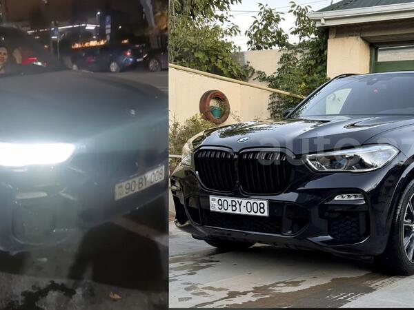 Ağ Şəhərdə “BMW” sürücüsü motosikleti vurub yıxdı: “Zor edirəm, çək” - <span class="color_red">VİDEO</span>