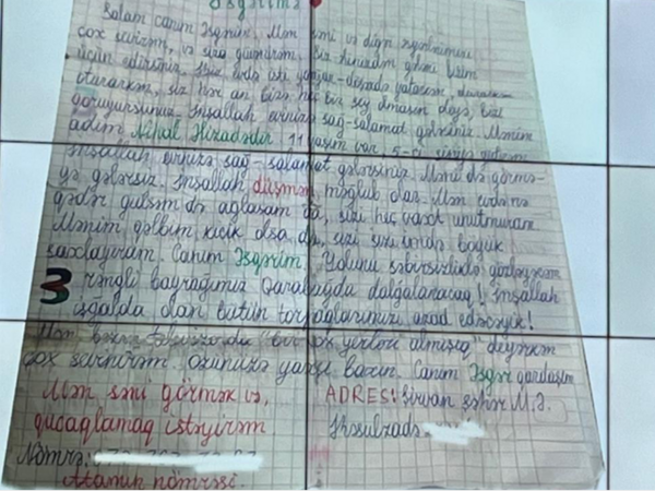 Bu da atamın nömrəsi... - Nihalın 5 il sonra üzə çıxan məktubu